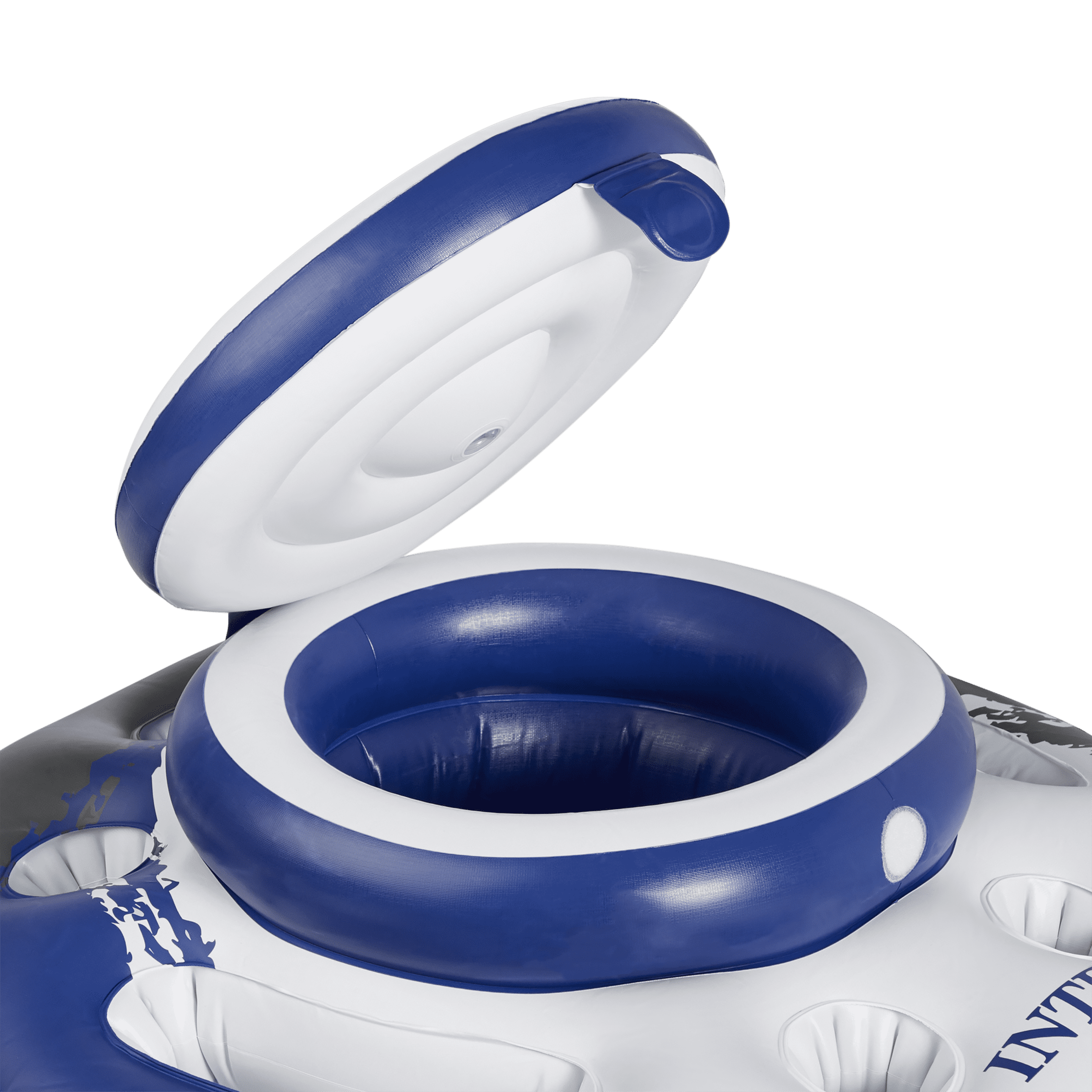 Intex Mega Chill Swimming Pool Inflatable Floating 24 Beverage Cooler Holder