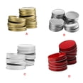 thumbnail image 3 of sweethay 1 Juego de tapas de boca estándar, Material ligero de hojalata con junta de silicona, tapas para conservas a prueba de herrumbre, Type2 NO2, 3 of 6