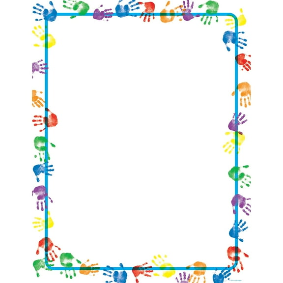 Great Papers! Baby Handprints Letterhead, 8.5 x 11 Inches, 80 Count (2013135)