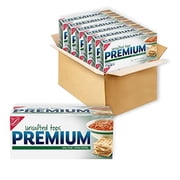 Nabisco Premium Unsalted Tops Saltine Crispy, Low Salt Crackers, 16oz (12 Pack)