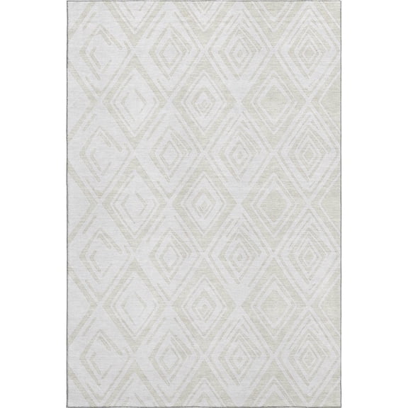 Dalyn Rugs Premium Machine Washable Mayfield AMF737 Pearl 8' x 10' Rug