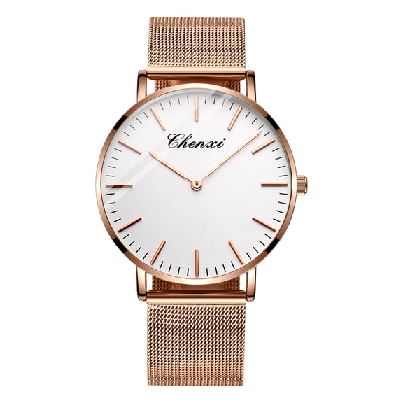 Avaner Men's Analog Quartz Stainless Steel Watch:Round Case Bar Marker Dial Watch Business Casual for Men