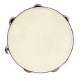 thumbnail image 3 of 8" Hand Held Tambourine Drum Bell Birch Metal Jingles Percussion Musical Educational Toy, 3 of 8