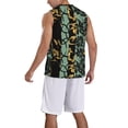 thumbnail image 2 of Sikiie Lilies Flowers Basketball Jersey Reversible Men's Mesh Athletic Sports Shirts Training Practice S-4XLMedium, 2 of 6