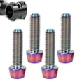 thumbnail image 2 of Tornillos De Palanca De Freno, 4 Tornillos De Freno De Bicicleta, Aleación De Titanio Para Manillar, Tija De Sillín Fija De Repuesto Para Bicicleta DIY ANGGREK Mountain Bike Screws, 2 of 8