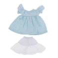 thumbnail image 2 of Ropa De Verano De Muñeca , Vestido Con Debajo Para Mini Blythe, OB11, 1/12 Party Casual Dress Up, 4 Colores Para Elegir Baoblaze  Conjuntos de vestido de muñeca, 2 of 5
