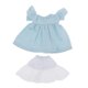 thumbnail image 2 of Vestido de princesa con ropa interior blanca para muñeca 11 y BJD de 6 pulgadas perfke  Conjuntos de vestido de muñeca, 2 of 5