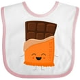 thumbnail image 3 of Inktastic Cute Kawaii Chocolate Candy Bar Boys or Girls Baby Bib, 3 of 4