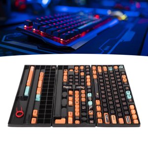 DIY Keycaps Set, Professional Easy Installation Ergonomic XDA Height Keyboard Keycaps Set PBT 141 Keys  for 104 Mechanical Keyboard for 61 Mechanical Keyboard