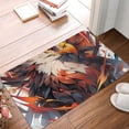 thumbnail image 4 of Honeii Colorful Abstract Eagle Pattern Door Mat, Welcome Door Mats Outdoor Indoor, Stain and Fade Resistant, Non-Slip Entry Matfor Bedroom, Bathroom, Kitchen, 4 of 7