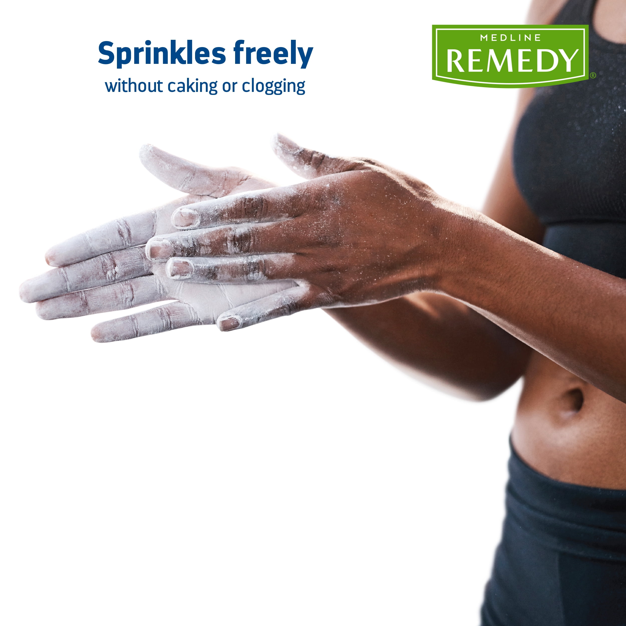 Medline Remedy Essentials Cornstarch Powder, Fresh Scent (14 oz Bottle), 12 Count, Talc Free, Absorbs Sweat, Soothes, Reduces Friction & Chafing