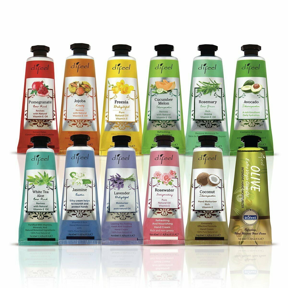 Difeel Luxury Hand Creams - Buy 6 and Get 6 FREE Hand Cream Set - Makes A Great Gift