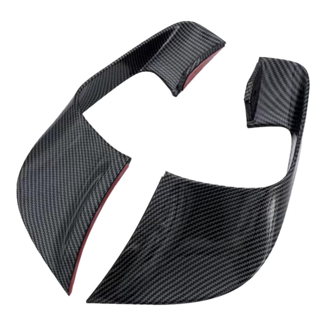 Miulika Motorcycle Spoiler Wing Set Fairings Protector for r7 2021 2022 2023 Carbon Pattern Black