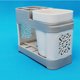 thumbnail image 5 of INTBUYING - Soporte para cepillo de dientes y pasta de dientes de una sola taza, organizador de almacenamiento de plástico para baño, 5 of 8