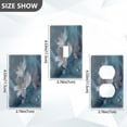 thumbnail image 2 of Light Switch Cover Switch Plate Outlet Cover Plug Cover for Electrical Duplex Outlets Abstract Art Flower, 2 of 6