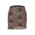 thumbnail image 1 of Mialoley Jupe Courte Ajustée pour Femmes, Robe Taille Haute à Motif Imprimé, 1 of 7