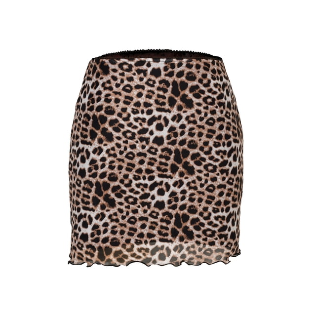 Mialoley Jupe Courte Ajustée pour Femmes, Robe Taille Haute à Motif Imprimé