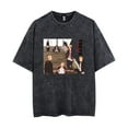 thumbnail image 3 of Hanagaki Takedo T-shirt Tokyo swastika T-shirt washed crew neck men's and women's retro summer short sleeves, 3 of 7