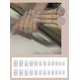thumbnail image 3 of 24pcs Long White Press On Nails Cute Pearl & Shinty Heart Design Fake Nails Full, 3 of 4