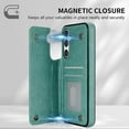 thumbnail image 2 of Compatible with Samsung Galaxy A14 5G Case Wallet with Card Slot Butterfly Embossing Flip Leather Magnetic Clasp Protective Phone Case for Samsung Galaxy A14 Case Wallet(Green-6.6 inch), 2 of 14