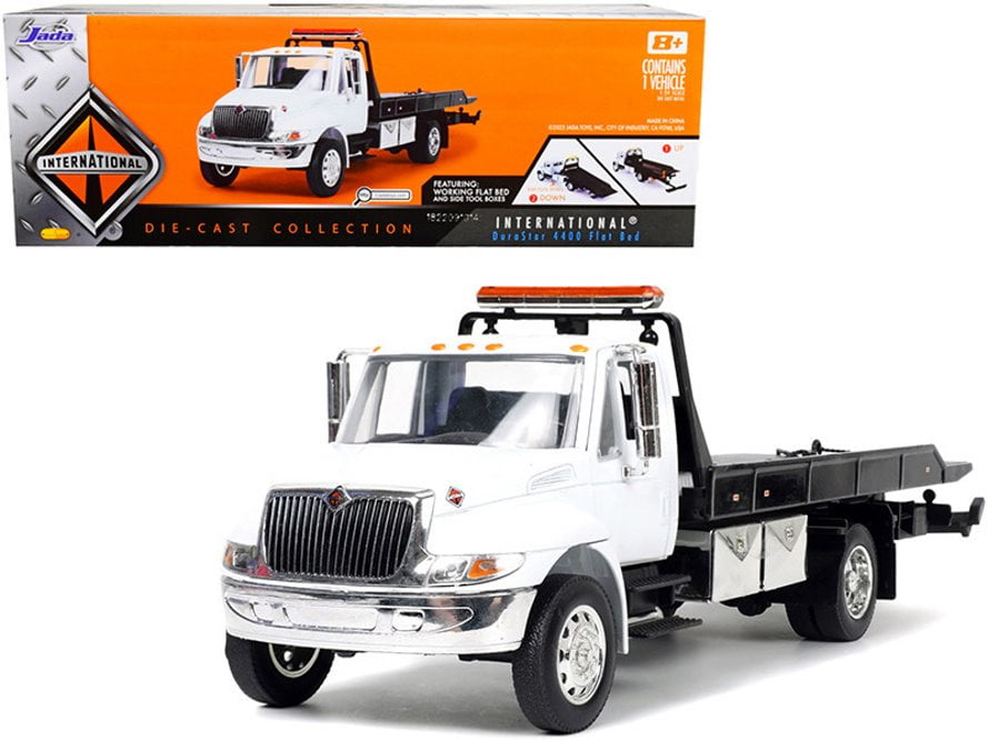 International DuraStar 4400 Flatbed Tow Truck White Palestine Ubuy