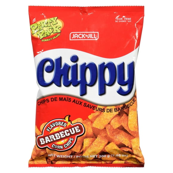 Jack'n Jill Chippy Chips de Maïs aux Saveurs de Barbecue Format Grand 200 g