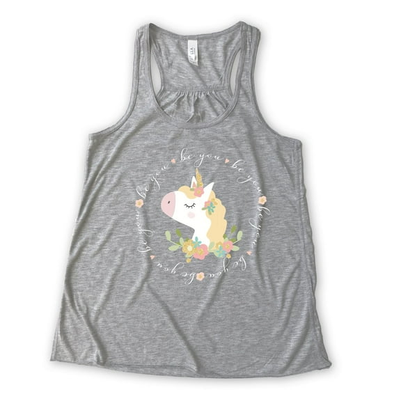 NanyCraft's Be You Ladies Racerback Tank Top