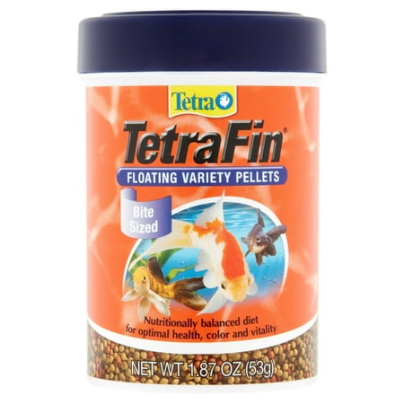 (2 Pack) Tetra Goldfish Floating Variety Pellets Goldfish Food, 1.87