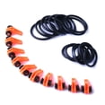 thumbnail image 1 of Greeniant 10 unids/bolsa de anzuelo de pesca de plástico para caña de pescar, señuelos de pesca, cebo, soporte de seguridad, anzuelos de aparejos de Pescar Naranja Greeniant DJ0563-01, 1 of 6