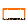 thumbnail image 1 of CafePress - Halloween Night Pumpkins License Plate Holder - Aluminum License Plate Frame, License Tag Holder, 1 of 1