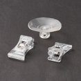 thumbnail image 4 of Silicone Suction Cup Clips Advertising Pop Display Business Cards Holder Stand Iron Clamps for Fridge Shower Aquarium Clear Suction Cup: 17.5x41x13mm 3pcs Clip: 45x22x15mm 3pcs, 4 of 5