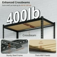 thumbnail image 5 of RoomFave Heavy Duty Garage Shelving Unit, 2000LBS Capacity, 5-Tier Adjustable Metal Storage Rack for Basement, Warehouse, Utility Room, 35.5"W x 16"D x 72"H, 5 of 9