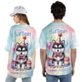 thumbnail image 5 of Happy Birthday Cute Puppy Alaskan Malamute with Cake Gifts Party Hat All Over Print 3D Baseball Shirt Alaska Mal Dog Lovers Gifts Softball Sport - 00029, 5 of 6