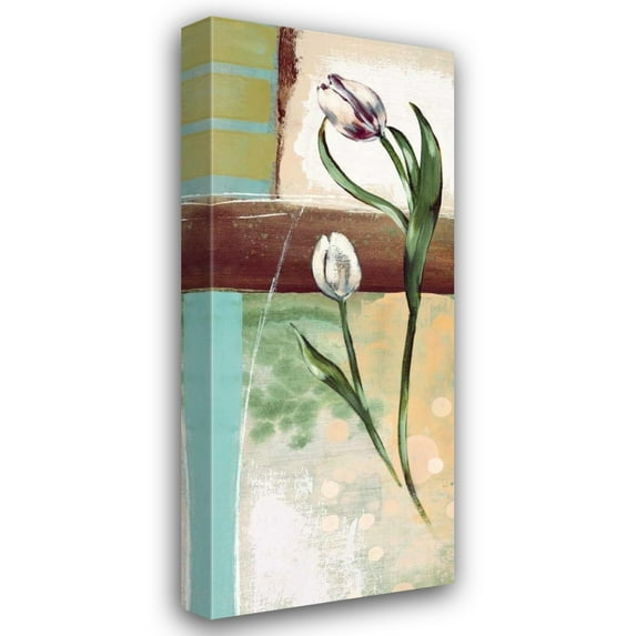 Selina Werbelow 20x44 Gallery Wrapped Canvas Wall Art Titled - Floral Splendor III