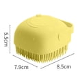 thumbnail image 4 of 2 cepillos de masaje de champú de silicona, cepillo de ducha de silicona, cepillo de cuerpo suave, cepillo de baño de mano, cepillo de limpieza de ducha de masaje para hombres, mujeres, mascotas, perros, gatos, aseo Vhermosa 222548-3, 4 of 8