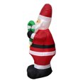 thumbnail image 1 of Aire inflable muletas Santa Claus jardín al aire libre disposición figura decoración de Navidad JShteea libre de BPA, 1 of 9