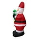 thumbnail image 2 of Aire inflable muletas Santa Claus jardín al aire libre disposición figura decoración de Navidad Ndcxsfigh libre de BPA, 2 of 9