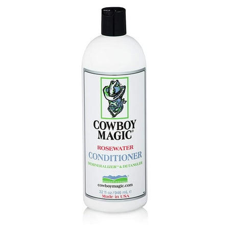 Rosewater Concentrated Conditioner 32 oz, ROSEWATER HERBAL BLEND leaves hair smooth and silky By Cowboy