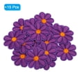 thumbnail image 3 of Parche de flores de Uxcell para planchar, bordado, parche de flores para reparación de ropa, mochila 3.54x3.54" 15 Pcs (Púrpura), 3 of 7