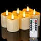thumbnail image 1 of Velas votivas sin llama Homemory, 2 x 2 con temporizador remoto, paquete de 6, 1 of 6
