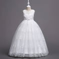 thumbnail image 4 of Vestido para niños, vestido para niñas, vestido de princesa para niñas pequeñas, vestido de noche para niñas medianas y grandes, vestido de boda, 4 of 5