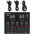 thumbnail image 1 of Electric Capacitor Microphone Set Including Sound Mixer Board for Singing 1Set, 1 of 5