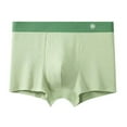 thumbnail image 1 of ylioge Mens Underwear Boxer Briefs Cotton-Blend Casual High Waisted Stretchy Comfort Solid Color Basic Full-Coverage Boxers, 1 of 2