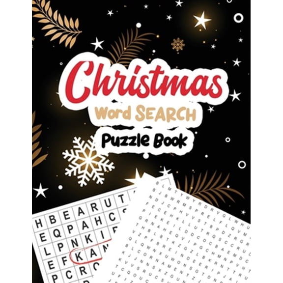 Pre-Owned Christmas Word Search Puzzle Book: Christmas Word Search Puzzle, Exercise Your Brain Activity Book, Cleverly Hidden Word Searches for Adults, Teens, and More!, Christmas Gift, (Paperback)