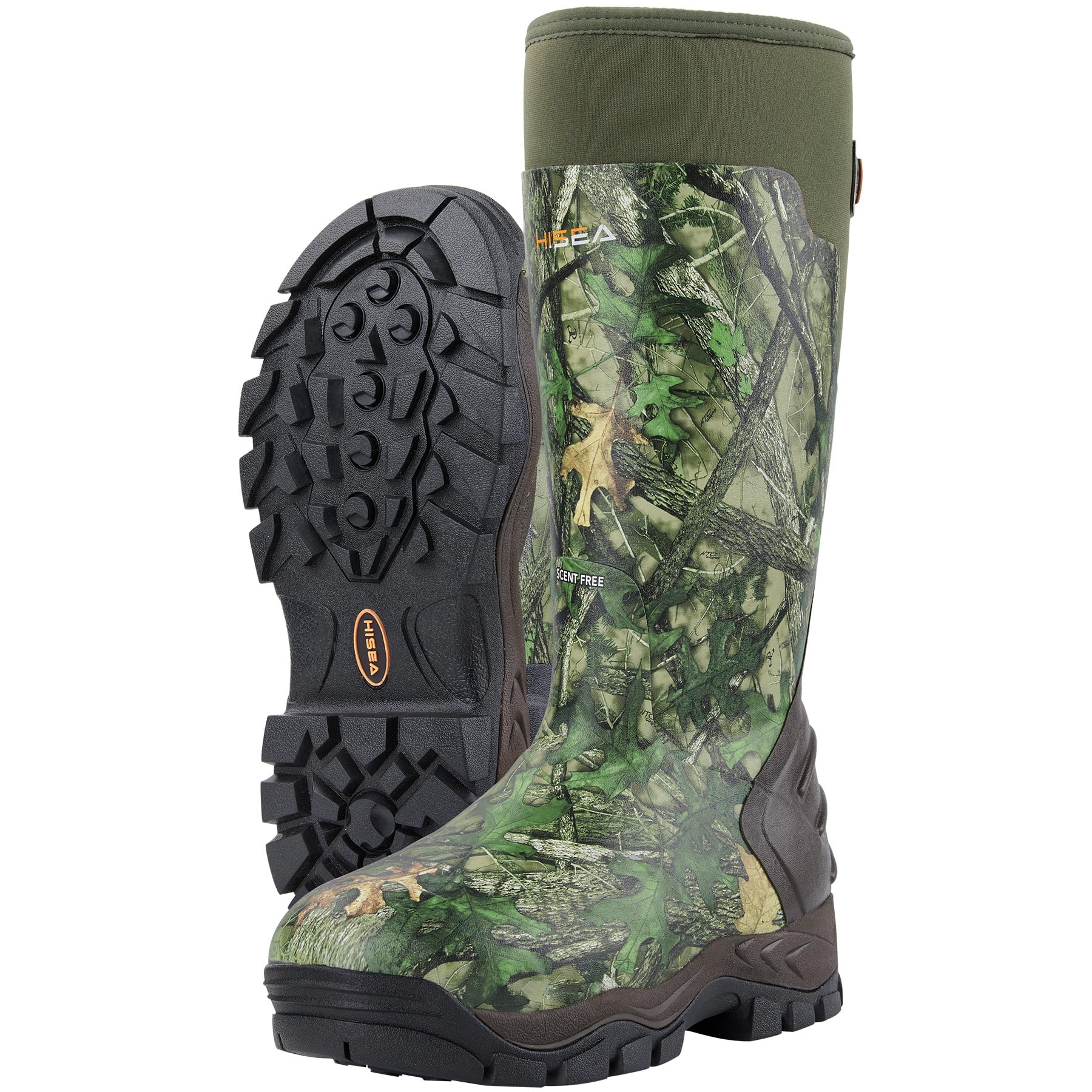 Scent Free Insulated camouflage Wellies muck boots hunting fishing size 11 
