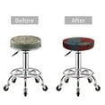 thumbnail image 5 of Bingfone Padded Round Bar Stool Cover Cushion with Elastic Fabric Round Chair Seat - Ladybug, 5 of 7