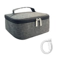 thumbnail image 1 of Lipstore Heated Lunch Box Bag Oxford Cloth Lunch Heater Tote for Truck Office Camping, 1 of 8