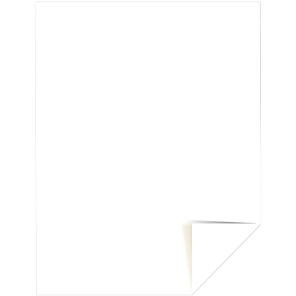 Neenah 110lb Classique Crête Cardstock 8.5" X11" 250/pkg-Solaire Blanc, MSRP $.22 Per Sheet-N04456