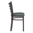 thumbnail image 4 of Linon Baxter Side Chair Black Green Set Of 2, 4 of 8