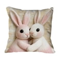 thumbnail image 2 of 17.72 IN/1.48 FT Simulated Cute Pet Animals Pillow Cover Cute Imitation Embroidery Sofa Cushion Cover Festival Decoration Pillow, 2 of 6